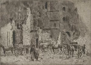 Nord Pas De Calais Gallery: Lille: Ruine, 1916. Creator: Ernst Oppler