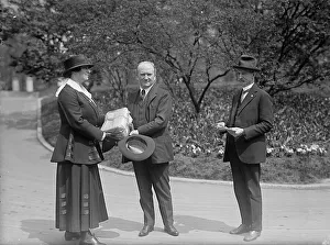 Seed Prints: Lillian Cromlein receiving seed from Tumulty