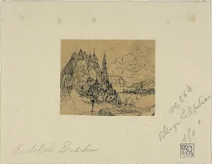 The Lilliputian Village, n. d. Creator: Rodolphe Bresdin