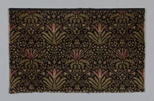 Arts Crafts Movement Collection: Lily (Fragment), England, 1870 / 77 (produced c. 1875 / 1940). Creator: William Morris