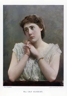 Theatrical Costume Collection: Lily Hanbury, English stage actress, 1901.Artist: W&D Downey