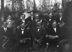 Woods Collection: Lima Music Choir, Britt Edvin, Emil Samuelsson, Leonard Hansson, Mill- Johan Olsson...., 1917