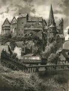 Limburg Prints: Limburg - Castle and Cathedral, 1931. Artist: Kurt Hielscher