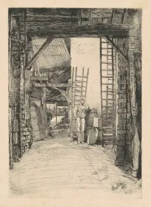 The Lime-Burner, 1859. Creator: James Abbott McNeill Whistler