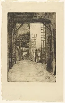 The Lime-Burner, 1859. Creator: James Abbott McNeill Whistler