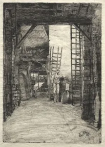1834 1903 Prints: The Lime-Burner, 1859. Creator: James McNeill Whistler (American, 1834-1903)