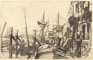 Limehouse Tower Hamlets London England Prints: Limehouse, 1859. Creator: James Abbott McNeill Whistler