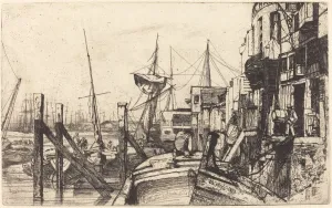 Limehouse, 1859. Creator: James Abbott McNeill Whistler