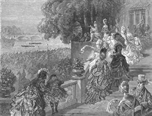 Socialising Collection: The Limes - Mortlake, 1872. Creator: Gustave Doré