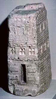 Limestone model of an ancient Egyptian house