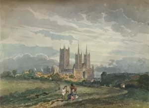 Georgian Collection: Lincoln Cathedral, c1795. Artist: Thomas Girtin