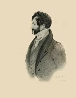 Count Dorsay Gallery: Lincoln Stanhope, 1836. Creator: Richard James Lane