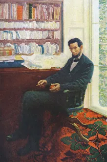 Lincolns Last Day, Abraham Lincoln (1891-1865), 1907