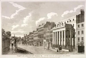 Livery Company Prints: Lincolns Inn Fields, Holborn, London, 1813