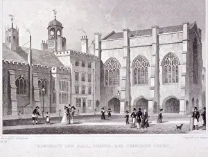 W Watkins Prints: Lincolns Inn, Holborn, London, 1830. Artist: W Watkins