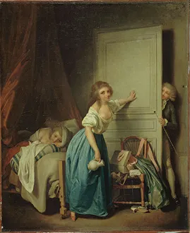 Refusal Prints: L'Indiscret, c1795. Creator: Louis Leopold Boilly
