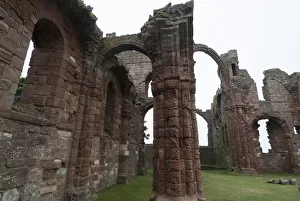 Northumberland Prints: Lindisfarne Priory, 2006. Creator: Ethel Davies
