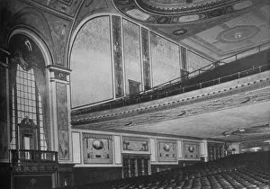 Auditorium Gallery: At the line of the balcony, the Allen Theatre, Cleveland, Ohio, 1925
