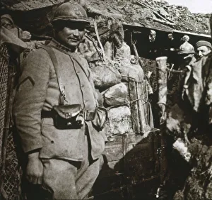 Front line at Berry-au-Bac, northern France, c1914-c1918
