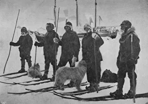 Farthest North Prints: In Line for the Photographer, 1894, (1897)