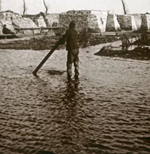 Ramskapelle Prints: Front line, Ramskapelle, Belgium, c1914-c1918