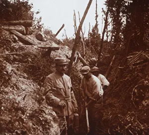 Aisne Gallery: The front line, Soissons, northern France, c1914-c1918