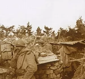 Meuse Gallery: Front line, Verdun, northern France, 1916