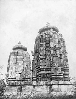 Images Dated 10th October 2007: Lingaraj temple, Bhubaneswar, Orissa, India, 1905-1906. Artist: FL Peters