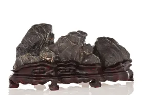 A Lingbi Scholars Rock (gongshi), date unknown. Creator: Unknown. A Lingbi Scholars Rock (gongshi), date unknown. Creator: Unknown