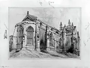 Billings Prints: Linlithgow Church, 1851. Creator: Robert William Billings