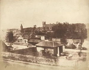 Town Hall Gallery: Linlithgow, from the railway station, with the Town Hall, St
