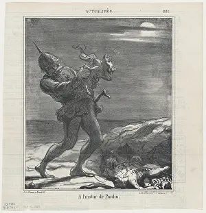 A l'instar de Pantin, 1869. Creator: Honore Daumier.<br> A l'instar de Pantin, 1869. Creator: Honore Daumier