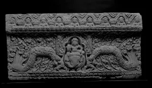 Architectural Elements Prints: Lintel with the Hindu God Indra on His Elephant Mount, 10th century. Creator: Unknown