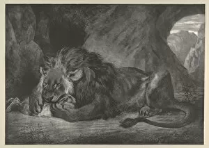 Fierce Gallery: Lion of the Atlas Mountains, 1829-30. 1829-30. Creator: Eugene Delacroix