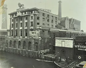 Brewery Prints: The Lion Brewery, Belvedere Road, Lambeth, London, 1928