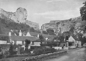 Frith And Company Prints: The Lion Cliff, Cheddar, c1896. Artist: Frith & Co
