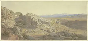 Copy Prints: The Lion Gate at Mycenae, 1854. Creator: Karl Friedrich Harveng