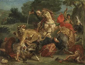 The Lion Hunt, 1855