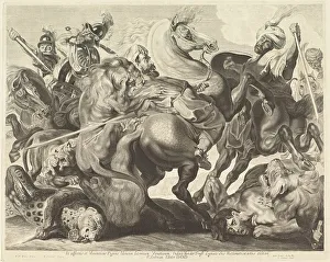 A Lion Hunt. Creator: Jonas Suyderhoef