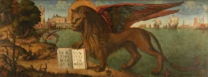 Tempera On Canvas Collection: The Lion of Saint Mark, 1516