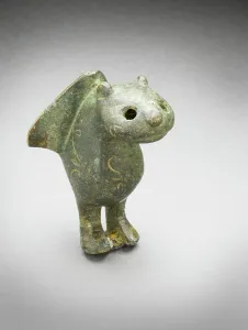 Central Asian Prints: Lion-Shaped Support, 12th-13th century. Creator: Unknown