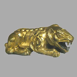 Lion Statuette, 9th century BC. Artist: Scythian Art