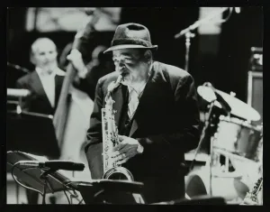 The Lionel Hampton Orchestra playing at the Newport Jazz Festival, Middlesbrough, 1978