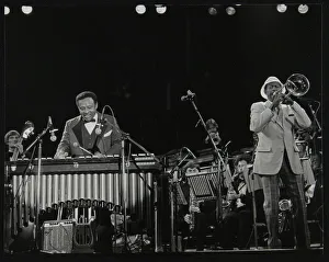 Al Grey Gallery: The Lionel Hampton Orchestra on stage at Knebworth, Hertfordshire, July 1982. Artist