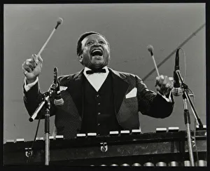Enthusiastic Collection: Lionel Hampton on the vibraphone, Knebworth, Hertfordshire, July 1982