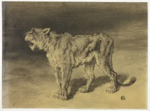 Lioness Roaring, n.d. Creator: Frederik William Zurcher