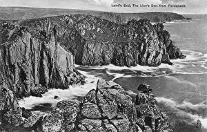 The Lions Den from Pordenack, Lands End, Cornwall, early 20th century(?)