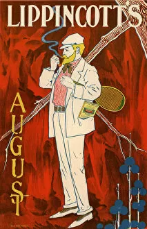 Smoker Collection: Lippincotts August (Poster), 1895. Artist: Carqueville, William L. (1871-1946)