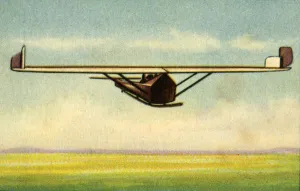 Glider Prints: Lippisch Ente plane, 1928, (1932). Creator: Unknown