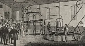 Liquefaction and solidification of hydrogen gas, December 1877 (1878). Creator: Ch. Baude